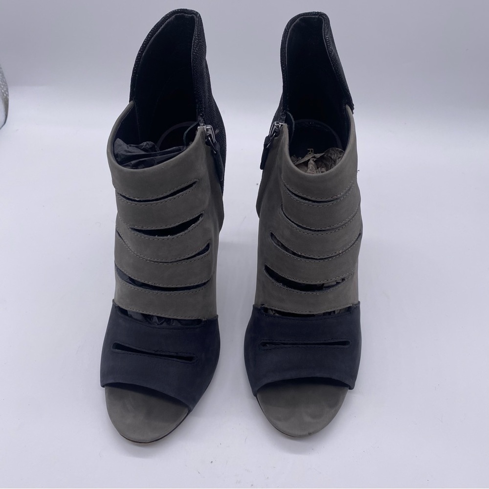 REBECCA MINKOFF Reagan Suede Cut out Stiletto Heels Size 8